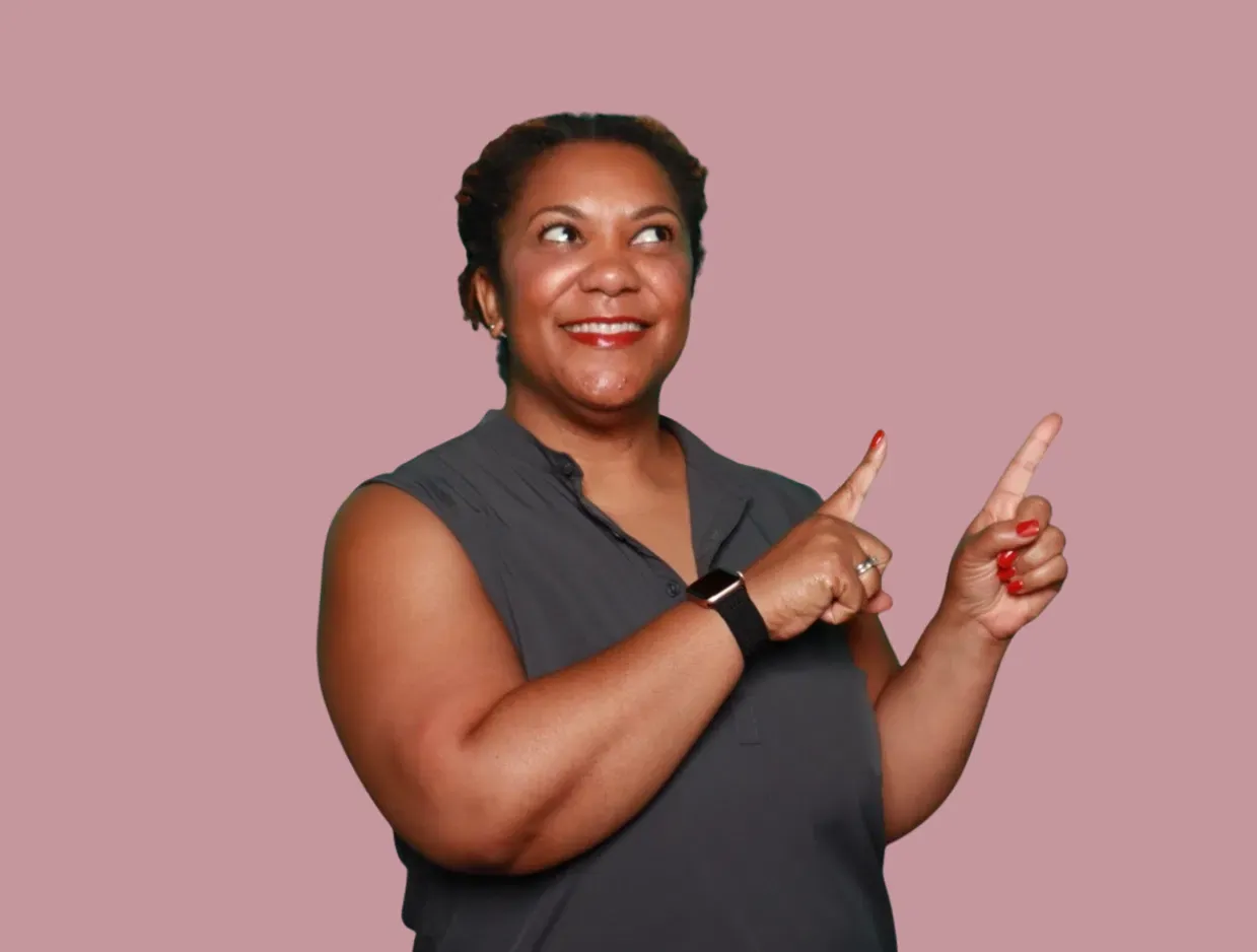 Andie Hancock looking toward the ideas she helps bring into focus